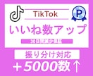 TikTokいいね＋5,000数～増やします TikToいいねの他に再生数オプションもございます♪ イメージ6