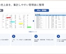見づらいExcel・スプレッドシートを整理します 見づらい表を、入力・確認・集計しやすい管理表に整えます イメージ2