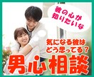 気になる、知りたい！男心をお話します 彼氏や気になる人の直接聞けないオトコの気持ちをお伝えします！ イメージ1