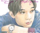 色鉛筆にて１点物のアナログ似顔絵作成します 温かな色鉛筆による画を飾りませんか？ イメージ8