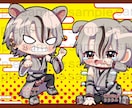 皆様に合わせたミニキャラSDイラスト描きます 配信やSNS等で使うミニキャラSDイラスト イメージ4