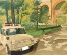 愛車の水彩画イラストをお描きします 愛車との想い出を水彩画で残してはいかがでしょうか？ イメージ2