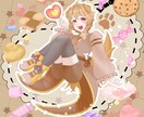 アイコン〜一枚絵まで描きます 可愛い格好いい系のアイコンや一枚絵描きます！ イメージ1