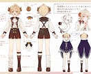 ご希望どおり！様々な形態の綺麗なイラスト制作します 一枚絵〜立ち絵、キャラデザまで！どんなイラストもお任せを！ イメージ9