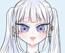 個性のある女の子、男の子のアイコンお描きします 修正はラフであれば何回でも追加料金なしで対応します！ イメージ2