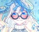 優しい雰囲気の水彩イラストをお描きします アナログ原画の匿名配送可能です イメージ1