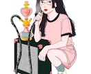 SNS・名刺・グッズに人物のイラストを描きます 可愛い人物単体アイコン描きます★グッズ利用、商用利用もOK！ イメージ5