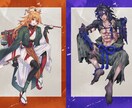 立ち絵ガチャ！作成します 運試し！？5つのキーワードでキャラ生成！ イメージ2