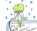 イラスト描きます ゆる〜いポップな色合いの手描きイラストを3日以内にご提供！ イメージ5