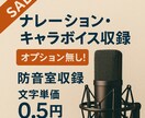ナレーション・キャラクターボイス収録いたします 落ち着いたトーンからバラエティまで幅広く対応！ イメージ1