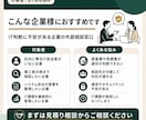 企業の外部IT顧問として継続的に伴走します システム・通信・セキュリティの判断を月額で支援 イメージ2