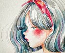 水彩絵の具でふんわり可愛いイラスト描きます 透明水彩ならではの柔らかい雰囲気を演出します！ イメージ8