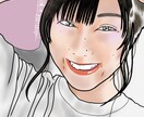 女性の顔を描くことを得意としています インスタなどに上げられている写真からでも似顔絵にできます。 イメージ4