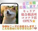 キャリア相談～就職・転職・職場の悩み、お聴きします 現職キャリコンが”想い”に寄り添い、自己実現へ伴走します！ イメージ1