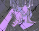 添付画像のイラストの販売をします 即日納品！ウルフカットの厚塗りイラスト販売！ イメージ1