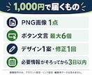 リッチメニュー画像を1点つくります 画像とボタン文言を納品・修正1回／納期3日 イメージ3