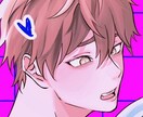 イケメンアイコン・イラスト制作承ります 魅惑のイケメンを貴方にお届け致します！ イメージ3