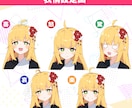 キャラクターデザインします Vtuber用・個人利用・資料用・3D用・TRPG等 イメージ7