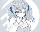 らくがき風アイコンイラスト制作します 鉛筆風ブラシとブルーグレーの着彩でイラスト制作します！ イメージ5