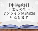 指導歴25年プロ講師が【中学5科目】一括指導します 【国英数理社】まとめてオンライン家庭教師します。 イメージ1