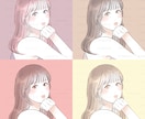 おしゃれでキレイ目な手描きイラスト制作します プロのイラストレーターがご希望に沿ってお描きします イメージ2