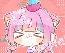 SNSで使える！かわいいデフォルメイラスト描きます 短納期相談○ SHOWROOMアバター/アイコン/配信サムネ イメージ2