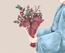 優しい雰囲気のイラストを描きます アイコン、動画用、配信背景等の様々な用途に。 イメージ4