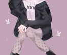 SNSなどで使用できるアイコン、一枚絵を制作します アイコン、ヘッダー、プレゼントなどお気軽にご相談ください！ イメージ2