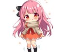 可愛いミニキャラ(女の子)作成します 可愛いミニキャラを描きます！！ イメージ1