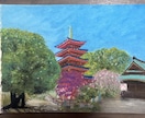 風景のクレヨン（オイルパステル）画を描きます 〜あなたの思い出の風景が絵になる〜ギフトやインテリアに最適! イメージ3