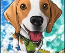 似てて可愛いペットの似顔絵お描きします 作画アイテムオプション料金なし！ イメージ1