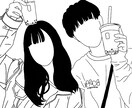 スタイリッシュでお洒落なSNSアイコンお作りします 写真をイラストやアイコンにします！青春の一枚をおもいでに！ イメージ10