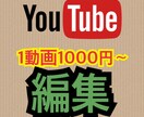 YouTube投稿者が動画編集します 動画は破格の1000円〜！！お気軽にどうぞ！ イメージ1