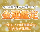 あなたの金運取扱説明書を作成します 一生モノの財運鑑定で引き寄せ体質 イメージ1