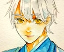 アナログ水彩イラストでアイコン描きます 【大切なオリキャラ】を水彩で！ご希望の方には原画送付もします イメージ5