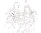 おしゃれな似顔絵アイコン描きます 写真を模写してアイコンを制作します！待ち受け画面にも◎！ イメージ3