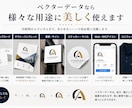 AIで作ったロゴをベクターデータ化します 印刷にも使えるAI・SVGデータに作り直します イメージ5