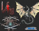 イラスト制作いたします 女の子からモンスターまで幅広く対応！ イメージ4