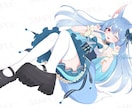全身イラスト制作いたします キービジュアル/グッズ/サムネイルなどに！ イメージ5