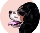 あなたのうちの子(ペット)SNS用アイコンにます デジタルの可愛いイラストでアイコン作成します！ イメージ2