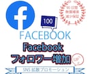 フェイスブックのフォロワー100人増やします 【保証付】Facebook/フォロワー/世界中拡散 イメージ1