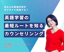 英語学習カウンセリング：お悩み相談に答えます あなたの英語学習の最短・最速ルートがわかる！ イメージ1