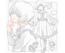 宝箱みたいな可愛い詰め込みイラスト制作します うちの子自慢、キャラクター紹介にも使える！ イメージ5