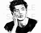 パッと目を惹く♪お洒落な似顔絵アイコンを描きます あなただけの特別な一枚を。SNSアイコン、プレゼントなどに◎ イメージ4