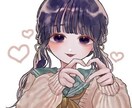 SNS向けアイコンイラスト等お描きいたします 心を込めてカワイイをお届けします イメージ6