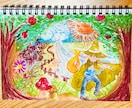 あたたかい水彩タッチのアナログイラストを描きます 手描きのぬくもりを大切に、ほっこりとした動物モチーフ描きます イメージ6