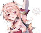 貴方の理想の夢絵やペア画なんでも描きます 素敵なイラストを求めている方に最適です！ イメージ1