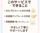 SNSプロフィール・初投稿テンプレ作ります プロフィールと初投稿のテンプレート付きで、すぐに始められます イメージ2