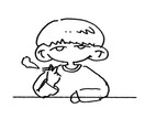 ゆるっとデフォルメ！だるそうなイラスト描きます ご要望から即日！即納品！で対応させていただきます！ イメージ1