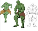 アニメっぽいイラスト描きます オリキャラを可愛く仕上げ！動物はよりコミカルに描いていきます イメージ4